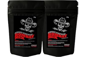 CHILLI WIZARDS Chilli Pepper Bombay Mix Made With Ghost Pepper 80g X 2 Packs