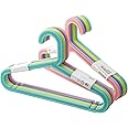 Ikea BAGIS Children's Clothes Hangers, Mixed Pastel Colours, Set of 16