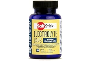 SaltStick Caps 30 Salz & Mineralstoffkapseln mit Elektrolyten (Natrium, Kalium, Calcium, Magnesium) und Vitamin D3, 33 g