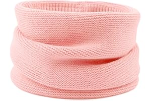 Pesaat Knitted Baby Boys Girls Scarf Autumn Winter Toddler Scarves Warm Round Neck Warmer Infant Toddler Kids