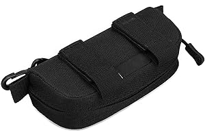 Explokit Taktyczne Etui na Okulary z Karabińczykiem - Wodoszczelna Torba dla Mężczyzn, Okulary Rowerowe, do Czytania, Sportowe, Ochronne i Przeciwsłoneczne