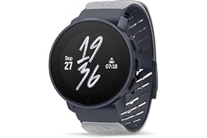 SUUNTO 9 Peak Pro Montre Connectée Homme Femme, 95+ Sports, Tracker d'Activités GPS, Smartwatch Intelligent Soins de Santé 24/7, Cardiofréquencemètre, Altimètre, Baromètre, 21 Jours d'Autonomie