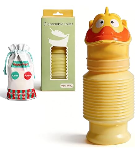 Produktbild von Tragbares Unisex-Urinal 1000 Ml – Mit Deckel Und Trichter, Aus PE, Für Auto, Camping, Reisen Und Senioren