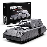 Nifeliz VIII Fare Panzer Model İnşaat Oyuncak Seti, WW2 Askeri Tank Sıkıştırma Blokları Yetişkinler i&ccedil;in Koleksiyon Par&ccedil;ası, 