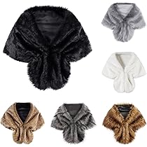 Coprispalle Sposa Invernale BEAUTELICATE Bolero Stola Pelliccia