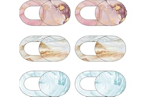 Hju Copri Webcam Copertura Webcam Coprire Webcam Cover Sottile Per Laptop Cover Fotocamera Adatto Per Laptop,Smartphone,Tablet E Altri Computer O Telefoni Cellulari,Ecc. (Grana di pietra C 6 pezzi)