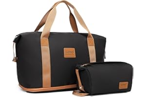 Kono Bolsa de Viaje para Mujer, 42x40x22 Ryanair Bolsa de Mano Equipaje, Bolsa de Deporte para Gimnasio Ligera e Impermeable Bolsas de Fin de Semana Bolsa de Natación para Playa