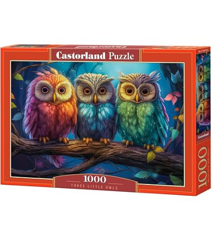 Puzzle 1000 Pezzi Per Adulti – Collage Di Gufi – Dimensioni 68x47 Cm - 2