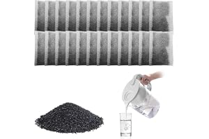 MINZHI 60 st. kolfilter för vattendestilleringsapparat, aktivt kol vattenfilter destilleringsfilter aktivt kol destilleringsv