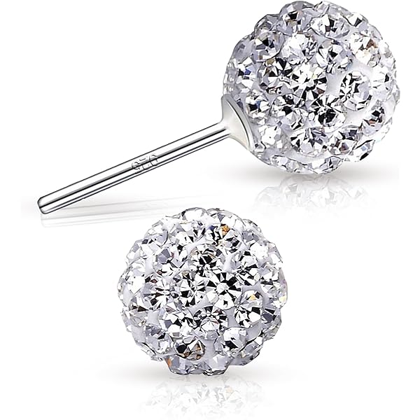 Crystalline Azuria Donna 18ct Placcato Oro Gufi Orecchini a Lobo con Bianco Cristalli di Zirconi