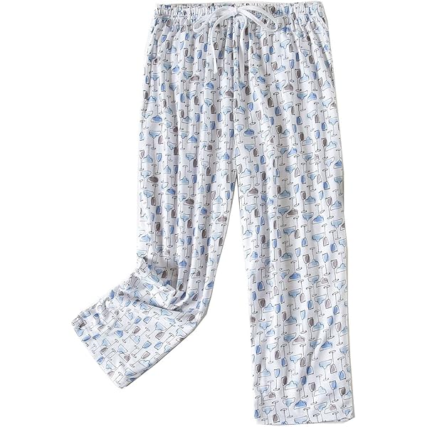 Pantalon De Pyjama Long En Coton Fin Pour Femme - Grandes