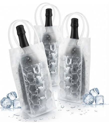 Borsa Termica Per Vino - Raffredda La Bottiglia In 5 Minuti, Mantiene Il Fresco Per Ore, Senza Ghiaccio, Riutilizzabile E Pieghevole