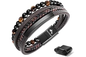 Dora Sicom Bracciale uomo in pelle da - Mostra l'eleganza maschile