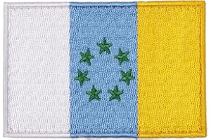 Embroidered Flag of Communities of Spain with Velcro back for Backpack by ELITEX TRAINING (Canary Islands)