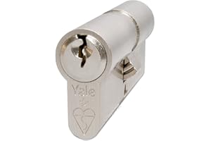 Yale KM3540-NP - KM Superior 1 Star Euro Cylinder Lock - 35/40 (85mm) / 35:10:40 - Nickel Finish - High Security