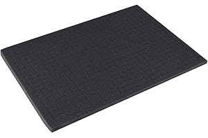 HMF 1458-10 Schiuma espansa, schiuma a forma di cubo, schiuma acustica | 345 x 275 mm | inserto per valigia | Miniature, Tabletop | Altezza: 10 mm