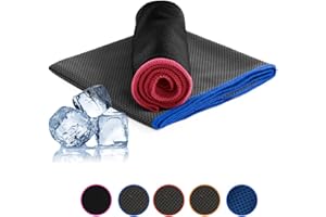 NirvanaShape kühlende Handtücher 2er Set | eiskalt mit sofortiger Kühlwirkung, Ultraleicht & selbstkühlend | Kühl-Tücher für Sport & Freizeit | zum Laufen, Krafttraining, Golf, Wandern