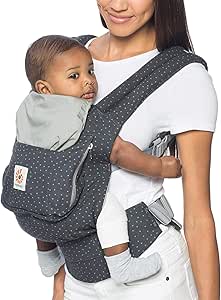 Ergobaby Porte Bebe Ergonomique Multi Positions Avec Soutien Lombaire Bleu Marine Amazon Fr Bebe Et Puericulture
