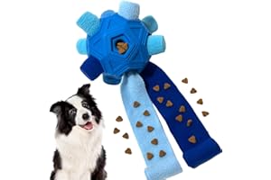 CIIVURR Schnüffelball für Hunde Hundespielzeug Unzerbrechlich Upgrade Ball Interaktives Spielzeug Snuffle Training Tragbarer Haustier Puzzle Snuffle Ball Toys für Kleine Mitte Groß Hunde (Blau)