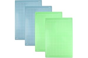 JINSIHU 4 Pezzi Tappetino Taglio per Joy Xtra, Standard Grip Autoadesivo Cutting Mat, Tappetini di Ricambio per Accessori Varierty Grip per Macchina da Taglio e Scrittura Standard Grip LightGrip