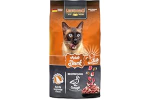 LEONARDO Karma dla kotów, kaczka dla dorosłych, 300 g worka, drób, sucha karma dla dorosłych kotów wszystkich ras od 1 roku, lekkostrawna, Made in Germany
