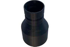 Maker Fixer Female Dust Extraction Adaptor Compatible with DeWalt AirLock, 63mm ID Inner Diameter (Female ID 63mm (2.5"))