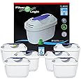 FilterLogic FL402-E (Extra) Universal 6 Pack of Compatible Water Filter Jug Cartridges fits Brita Maxtra+ Plus, Bosch Tassimo, Filterlogic FLJ402, BWT MG, Style, Aluna, Marella Jugs