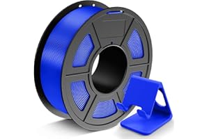 JAYO Filament PLA 1,75 mm, filament do drukarki 3D, dokładność pomiaru +/- 0,02 mm, szpula 1,1 kg, czysto zwinięty filament, niebieski, 1100 g