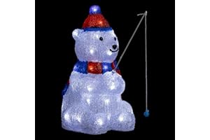 FEERIC LIGHTS & CHRISTMAS Oso luminoso exterior H 39 cm 40 LED + transformador