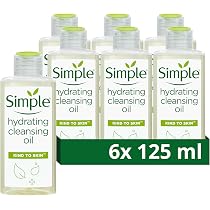SIMPLE Kind To Skin Reinigungsöl – 125 Ml, 6 Stück, Für Empfindliche Haut