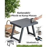 Antrasit Katlanır Piknik Masası