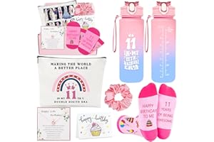 AWFRKY 11 Geburtstag Mädchen, Mädchen Geschenke 11 Jahre, Geburtstag 11 Jahre, Präsente für Tochter, Nichte oder Enkelin. Perfekte Geschenkideen zum 11. Geburtstag für Teenager