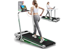 FOUSAE Laufband für Zuhause, 5 in 1 Walking Pad, 12km/h Klappbar Laufband mit 9% Steigung, 2.75HP Walking Machine & Büro mit LED-Anzeige, Fernbedienung und App, Bis 160 kg, Keine Installation