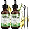 Rosemary Oil for Hair Growth, Rosemary Essential Oils for Hair Loss & Skin Care, Strengthens Hair, Nourishes Scalp, Light Weight, Non Greasy, Improves Scalp Circulation 2 * 60 ml for Unisex
