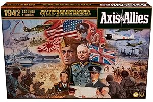 HASBRO GAMING Avalon Hill Axis & Allies 1942-2da edición - Juego de Mesa de Estrategia de la Segunda Guerra Mundial, para 2 a 5 Jugadores, Edad 12+