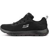 Skechers SUMMITS Women Black Sports Shoes
