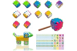 ICEPAPA, Set de Sacapuntas Niños y Pegatinas kawaii, 12 Sacapuntas con Deposito y 12 Pegatinas Niños, para Regalitos para Alumnos, Regalo Cumpleaños Niños Colegio, Regalo Invitados Cumpleaños Infantil