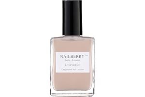 Nailberry L'Oxygéné Oxygenated Nail Lacquer | Au naturel, 15 ml | Polish for a Healthier Manicure & Long Lasting Colour | 12-Free, Vegan, Halal, Cruelty & Gluten Free