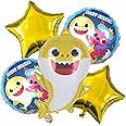 AMFIN® Shark Theme Birthday Decorations/Shark Theme Bday Decoration/Sea Animal Theme Birthday/Water Animal Theme - Pack of 5