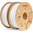 ELEGOO 1.75mm 3D Printer PLA+ Filament, Dimensional Accuracy +/- 0.02 mm, Tough & High Strength, Compatible with Most FDM Printers,White 2KG