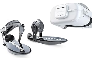 Cybershoes for Quest Standalone and SteamVR - Use with Your VR Headset for Walking or Running in VR Games. Experience the Power of Virtual Reality Gaming