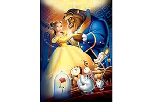 RICUVED Cartoon Diamond Art Kits for Adults Beginner,5D Diamond Painting Anime DIY Full Drill Diamond Painting Kits Diamond Art Kits for Home Wall Decor Gifts (30X40cm)