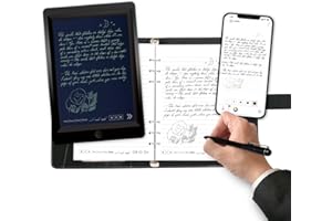 Ophayapen Smart Digital Pen Set with Notepad and Whiteboard, Real-Time Sync to Digitize, Convert to Text, Store and Share Notes on Paper, Compatible with