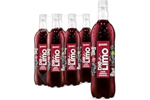 ‎DIE LIMO VON GRANINI Die Limo von granini Dark Berries-Guarana (6x 1l), natürlich erfrischend, ohne Süßungsmittel und Konservierungsstoffe, mit Geschmack aus echten Früchten, mit Koffein natürlichen Ursprungs, vegan