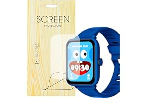 MBROS Compatibile per [6 Pezzo Protettive] Morbido Pellicola protettive per display Compatibile per BIGGERFIVE Smartwatch Orologio Bambini Bambina 1,5 Pollici BW010S (6 Pezzo Protettive)