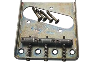 Guyker In-Tune Relic Stały Most z 3 siodełkami Kompatybilny z Tele TL Telecaster Guitar