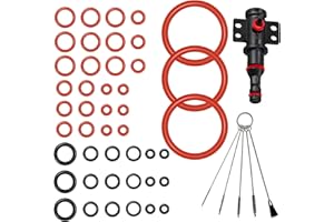 GEBRAZY 45 sztuk uszczelki do ekspresu do kawy Philips i 5 sztuk zestawu do czyszczenia, pierścienie uszczelniające do Philips Saeco, akcesoria do ekspresu do kawy Philips do zaworu wsparcia, zaworu pary