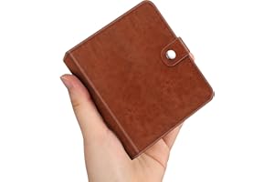 Fintie Small Photo Album Book for 3.5x4.25" Polaroid Films - 52 Pockets Mini Albums Book for Polaoird i-Type/600/SX-70/Fujifilm Instax Wide Instant Camera Pictures, Vintage Brown