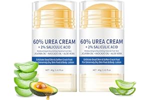 BEKOEEN 2 Pezzi Crema Piedi Secchi Screpolati, 60% Crema Urea Piedi, crema Talloni Screpolati, Mani e screpolati Rimozione e Ammorbidimento Dei Calli