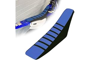 BIUGERCN Fundas de asiento de motocicleta universales antideslizantes suaves para EXC XC SX FE TE WR CRF XR RMZ KLX YZ PW Most Dirt Pit Bike Enduro Azul